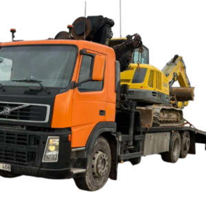 Nuoma: Sunkvežimis su platforma ir kranu Volvo FM400